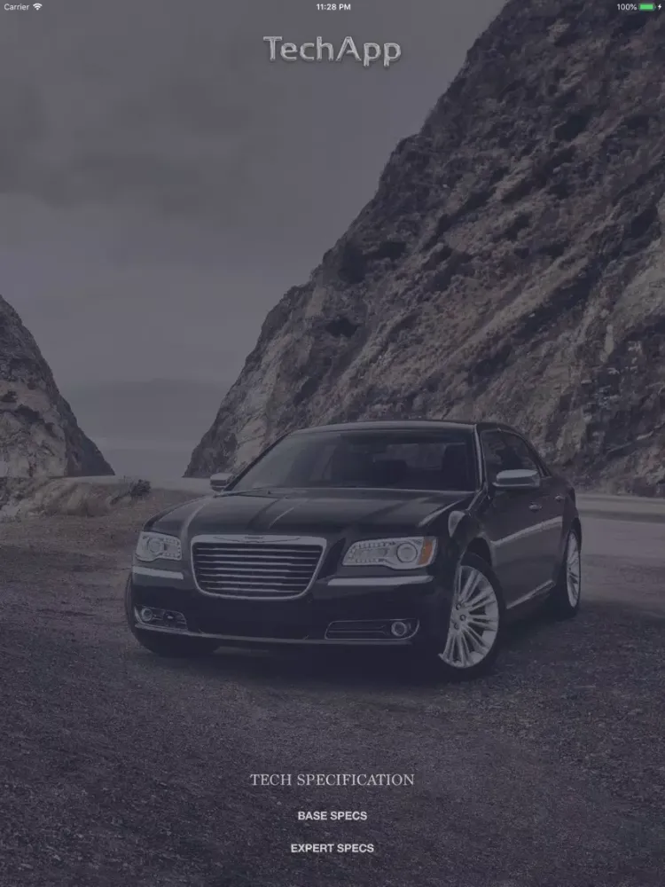 Tangkapan skrin TechApp for Chrysler iPad 