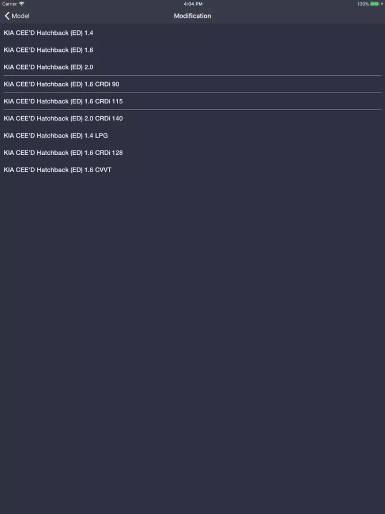 تصاویر TechApp for KIA iPad 