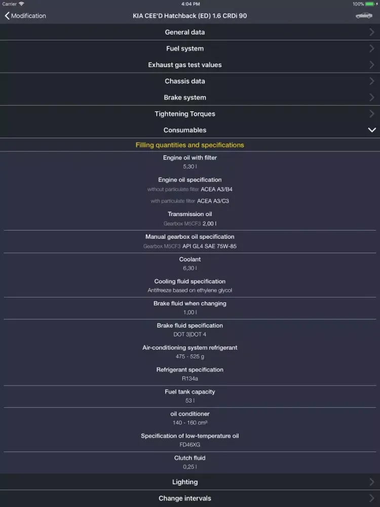 تصاویر TechApp for KIA iPad 