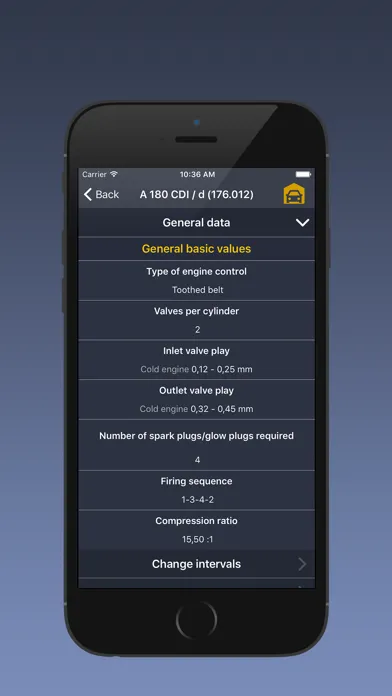 Capturas de tela do TechApp for Mercedes