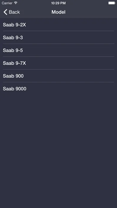 Ảnh chụp màn hình của TechApp for SAAB