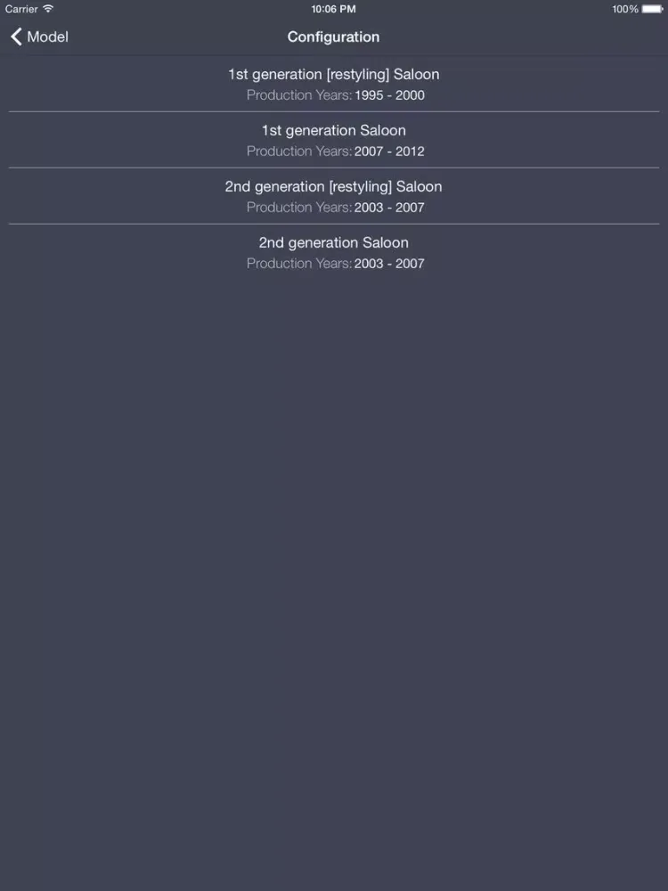 TechApp for Volvo iPad  سکرین شاٹس