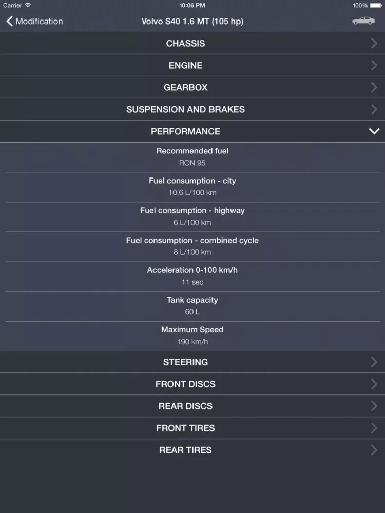 TechApp for Volvo iPad  سکرین شاٹس