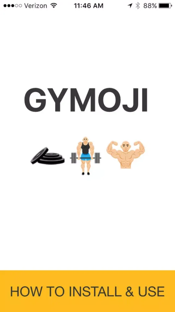 Captures d'écran de Gymoji - Bodybuilding Emoji Keyboard