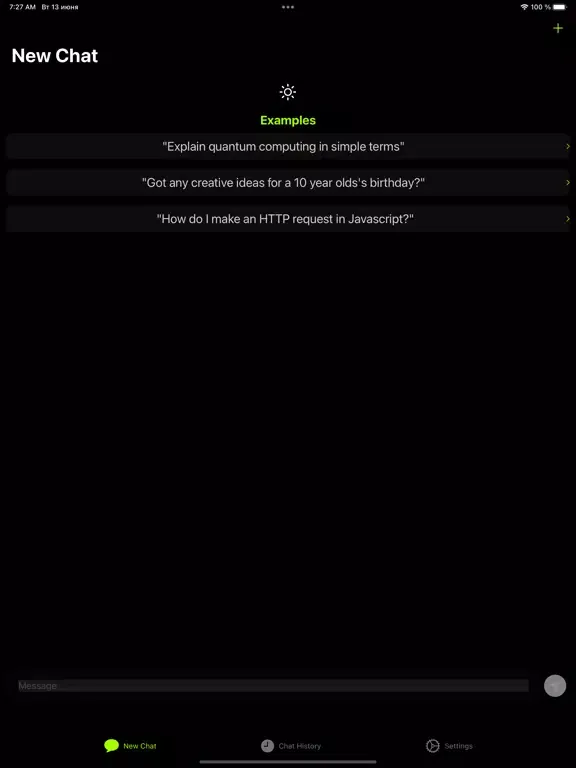 Ask AI Chat Bot iPad  Screenshots