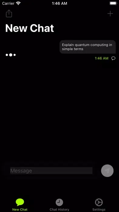 Ask AI Chat Bot Screenshots