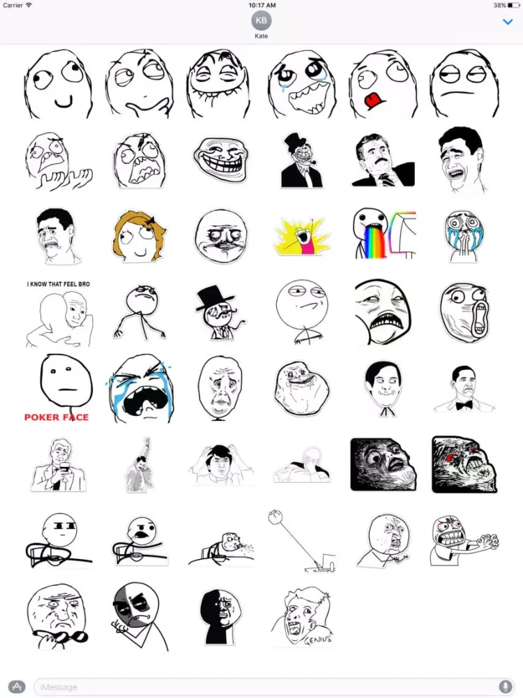 Rage Comics - Stickers Pack iPad  سکرین شاٹس