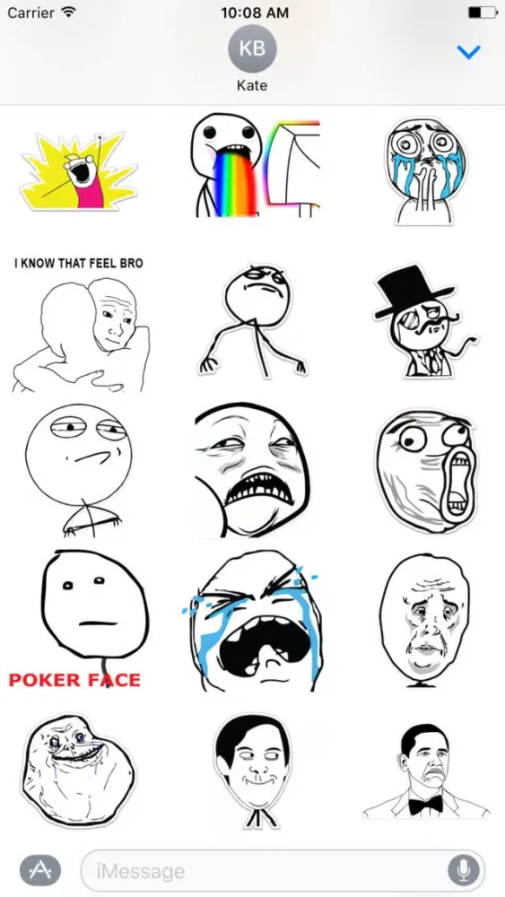 Rage Comics - Stickers Pack سکرین شاٹس