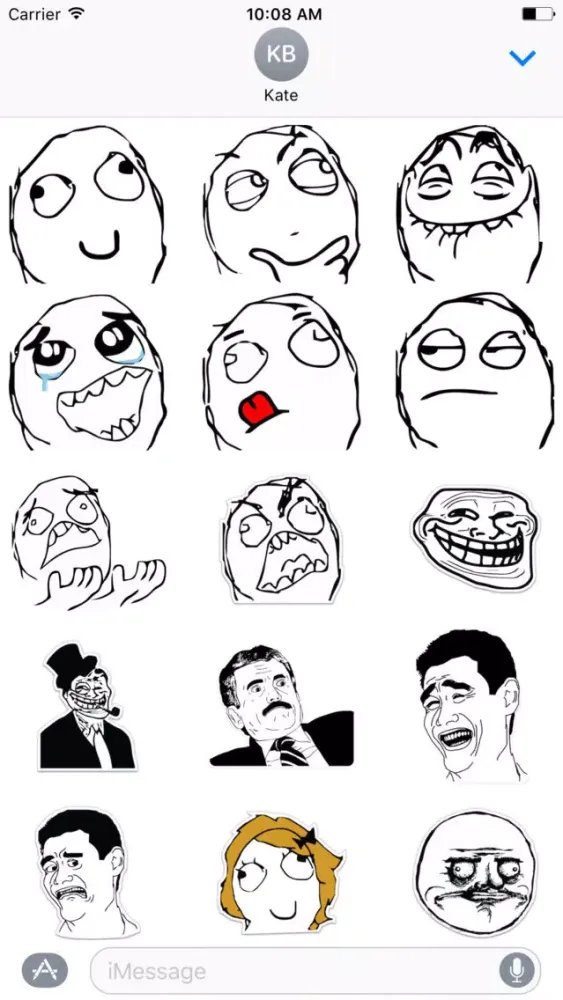 Rage Comics - Stickers Pack سکرین شاٹس