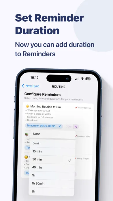 SyncFlow: Reminders to Events Screenshots