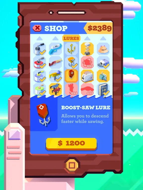 Captures d'écran de Ridiculous Fishing EX iPad 