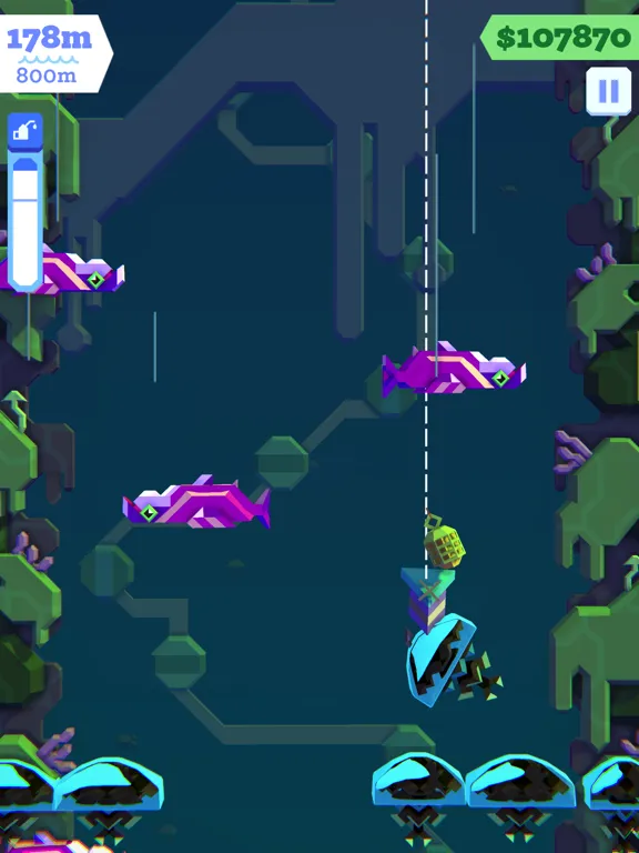 Captures d'écran de Ridiculous Fishing EX iPad 