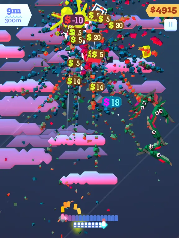 Captures d'écran de Ridiculous Fishing EX iPad 
