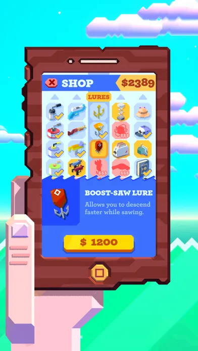 Captures d'écran de Ridiculous Fishing EX