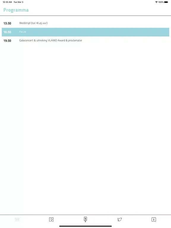 VLAMO Fanfarekampioenschap iPad 應用截圖
