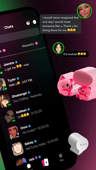 ภาพหน้าจอของ Wizz App - chat now