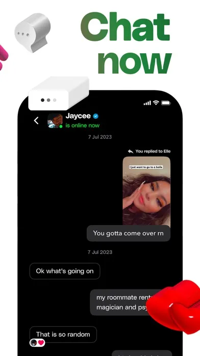 ภาพหน้าจอของ Wizz App - chat now