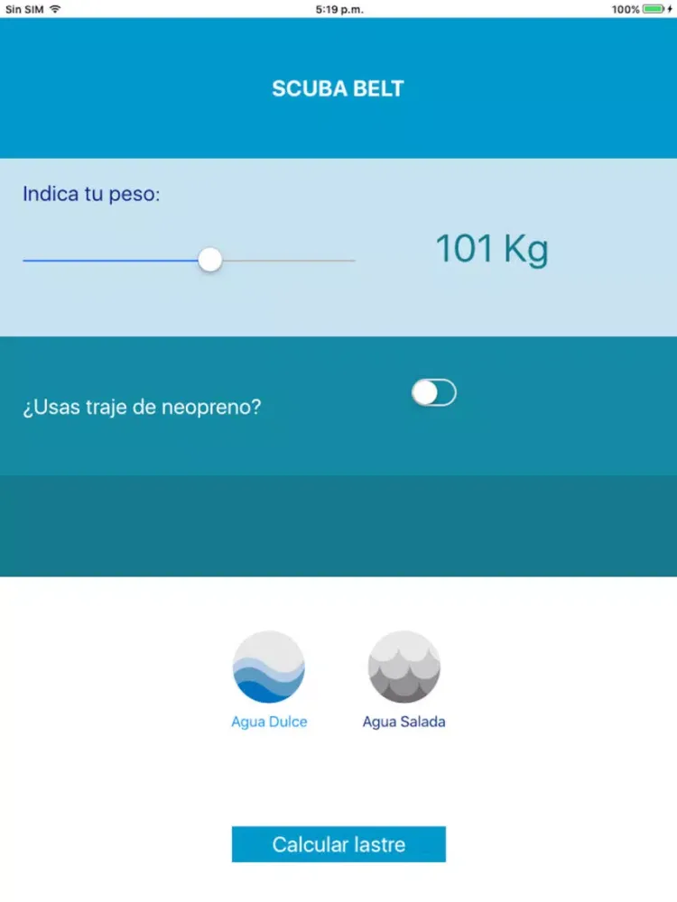 Captures d'écran de Suba Belt Calculator iPad 