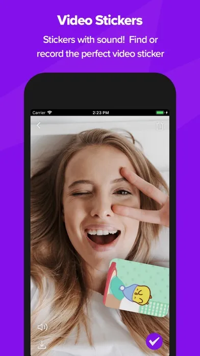 Captures d'écran de Bolt: Video Stickers & Effects