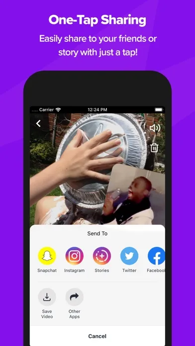 Captures d'écran de Bolt: Video Stickers & Effects