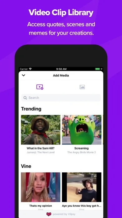 Captures d'écran de Bolt: Video Stickers & Effects