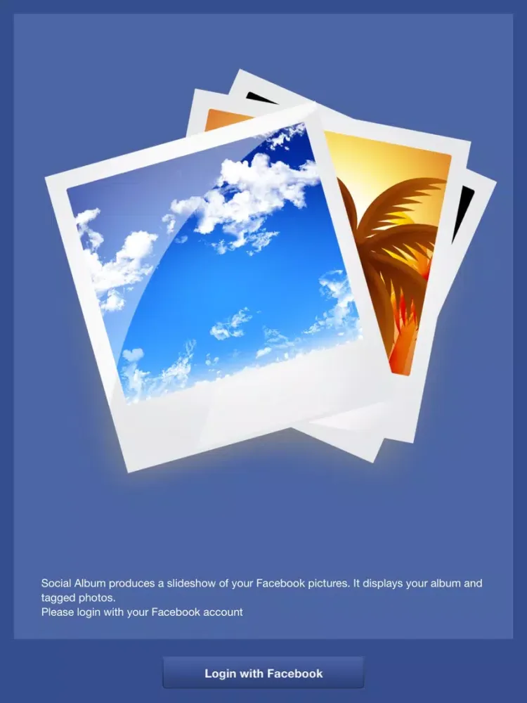 Capturas de pantalla de Social Album iPad 