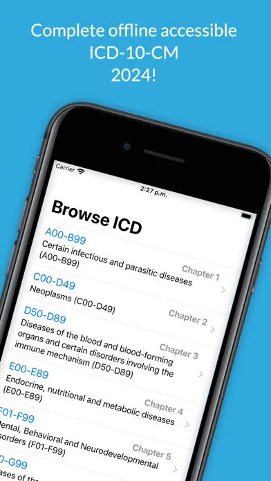 ICD-10 On the Go 2024 स्क्रीनशॉट