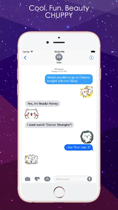 Capturas de pantalla de Chuppy Sticker