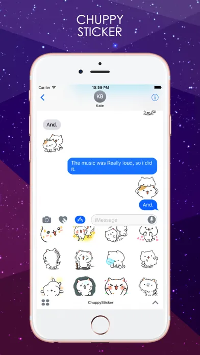 Capturas de pantalla de Chuppy Sticker