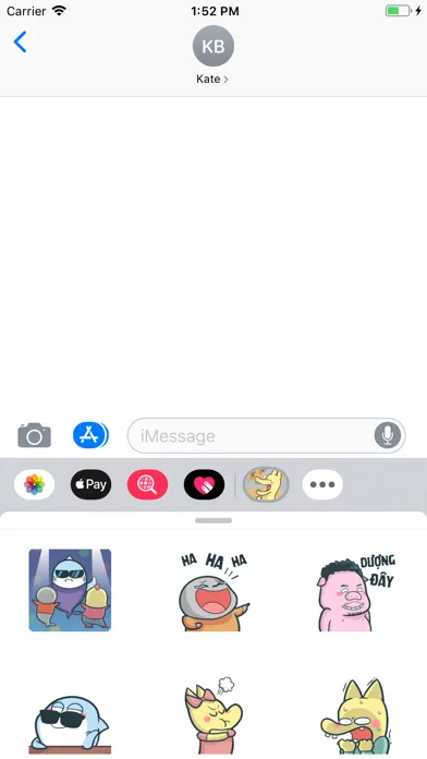 Capturas de tela do Pikalong Sticker