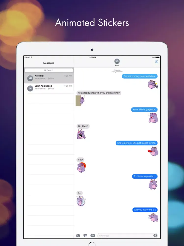 Скриншоты Chaien GIF Stickers iPad 