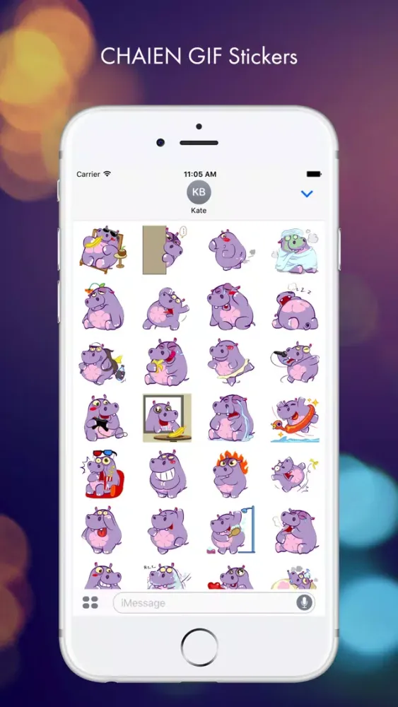 Скриншоты Chaien GIF Stickers