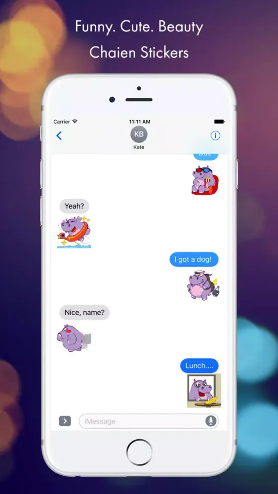 Скриншоты Chaien GIF Stickers