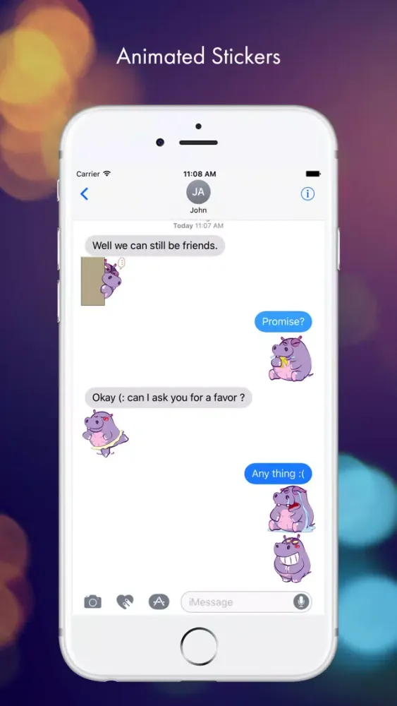 Скриншоты Chaien GIF Stickers