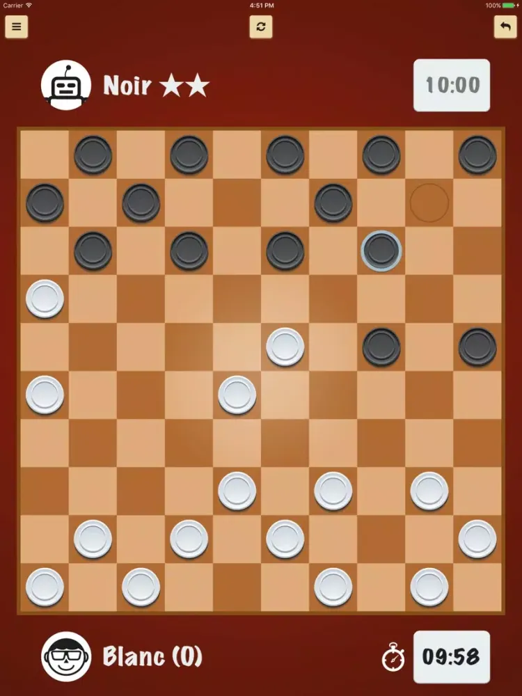 Zrzuty ekranu Jeu de dames (Jeu de société) iPad 