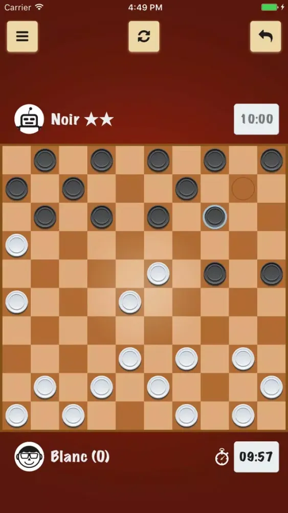 Zrzuty ekranu Jeu de dames (Jeu de société)