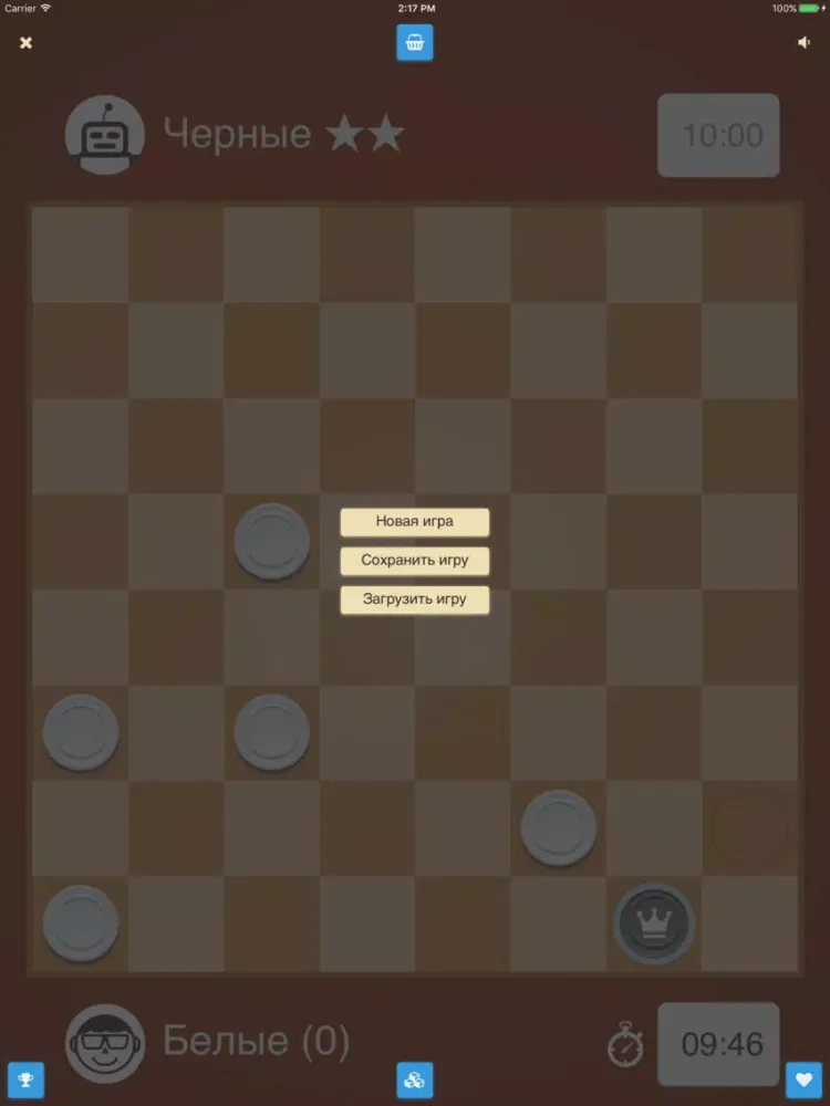 Шашки (настольная игра) iPad 应用截图