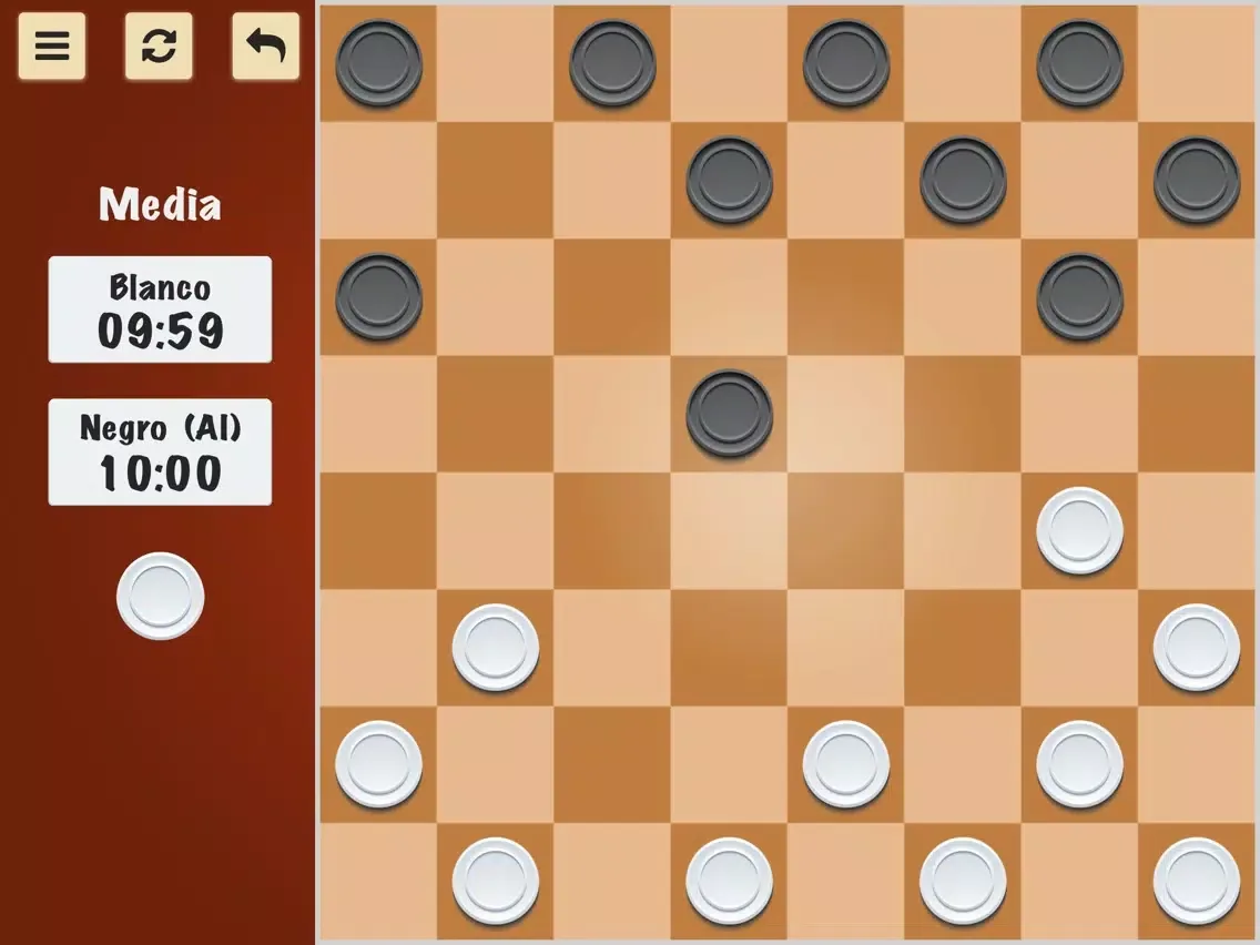 Juego de Damas Prima iPad  スクリーンショット