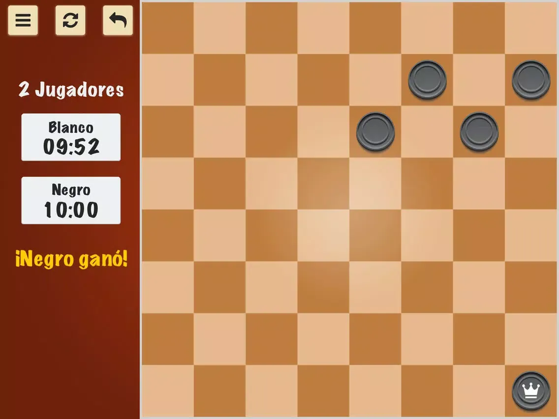 Juego de Damas Prima iPad  スクリーンショット