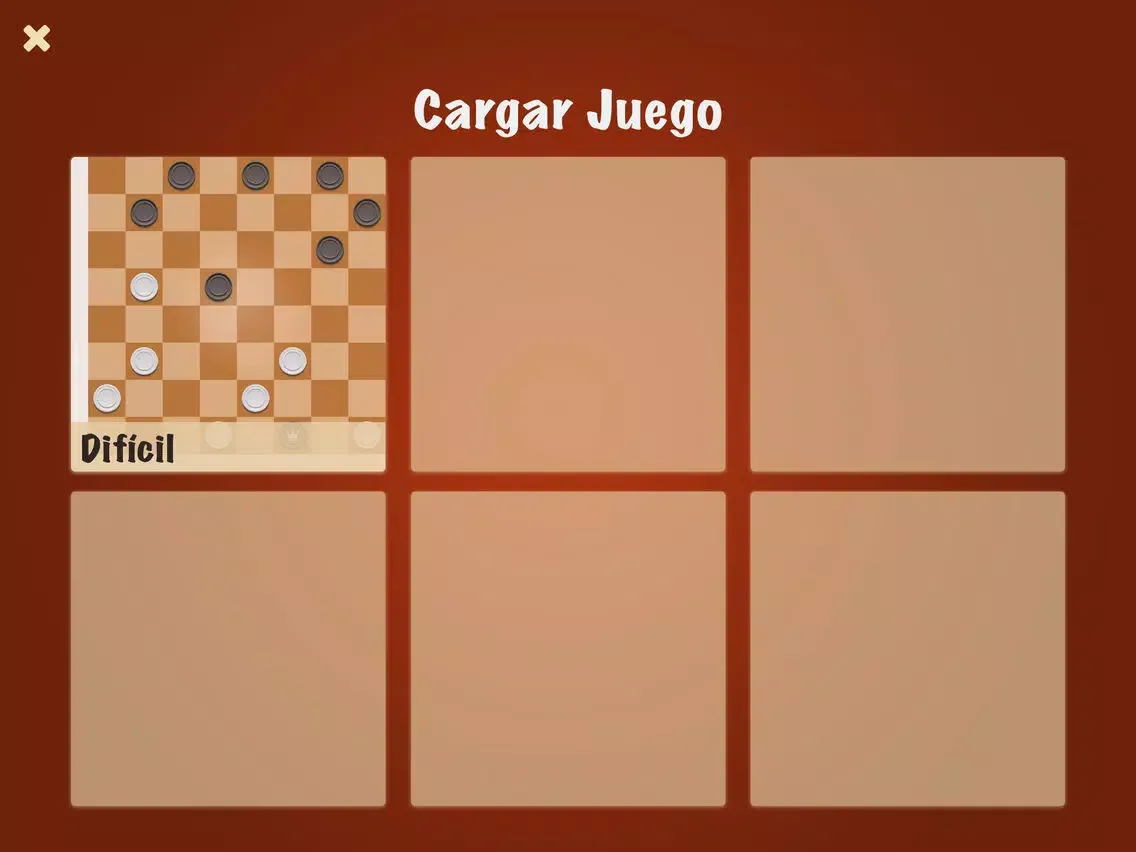 Juego de Damas Prima iPad  スクリーンショット