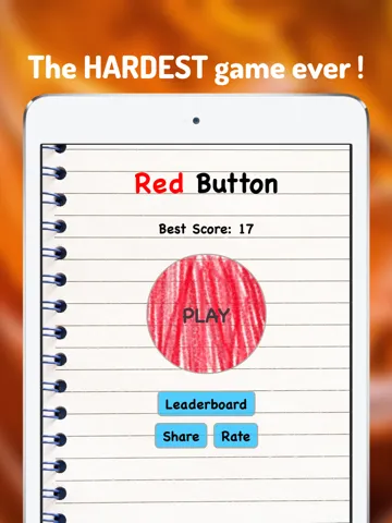 Screenshot di The Red Button - Do Not Tap It ! iPad 