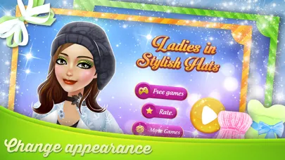 Ladies in Stylish Hats - Teens beauty salon Ekran Görüntüleri