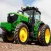 Village Farmer Tractor Driving