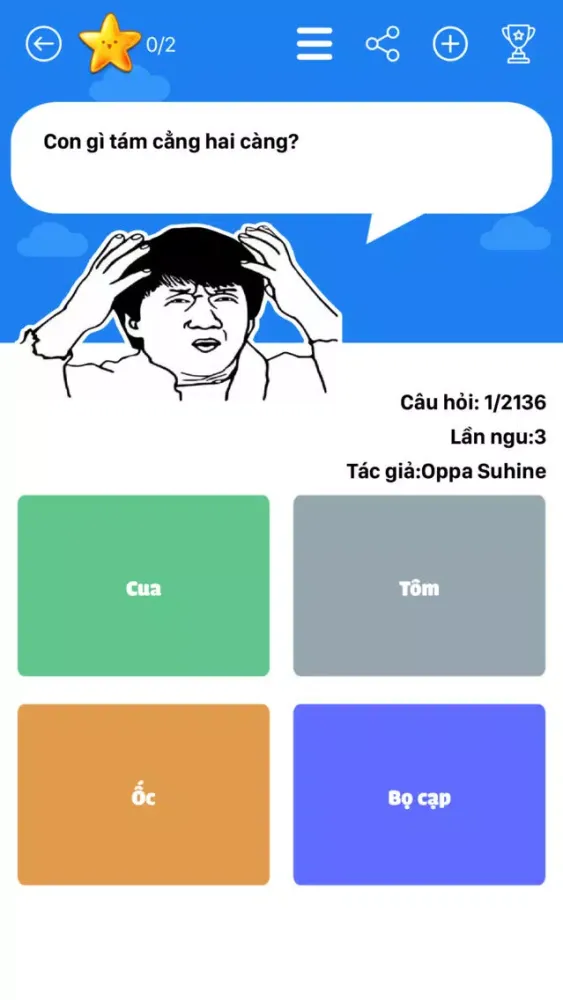Ảnh chụp màn hình của Hỏi Ngu - Đố vui hại não