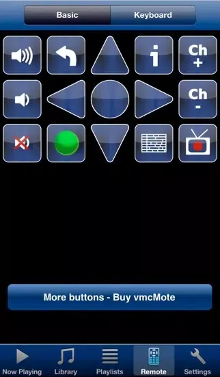 vmcMote Lite - Remote Control your Windows Media Center Ekran Görüntüleri