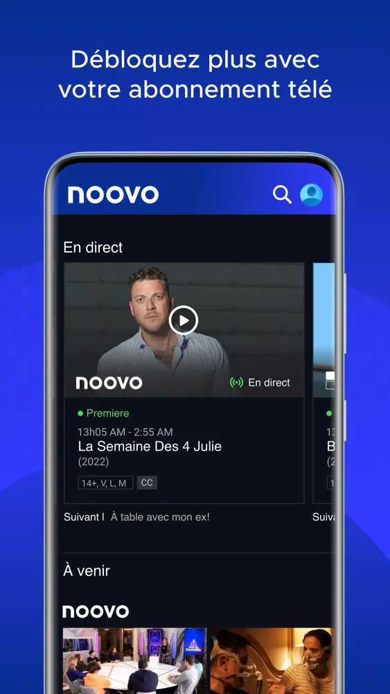 Скриншоты Noovo