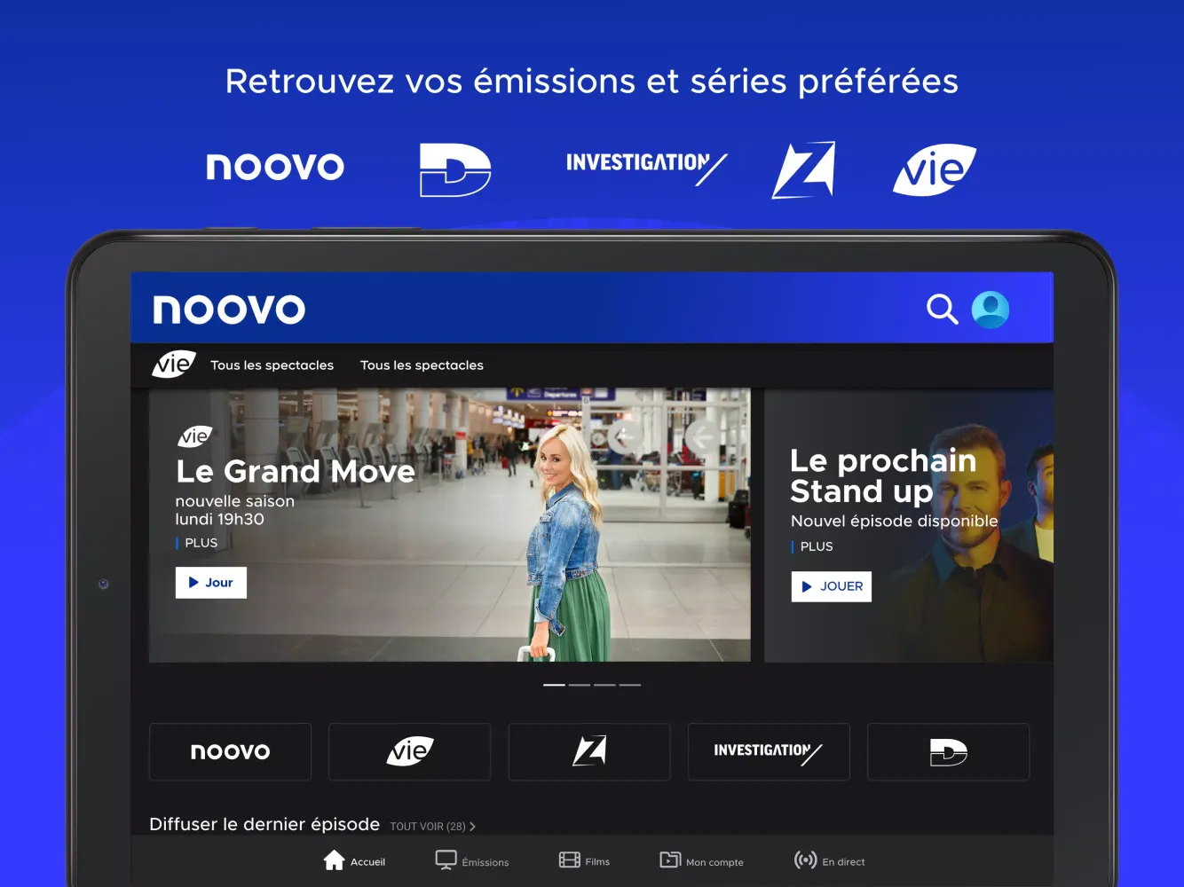 Скриншоты Noovo