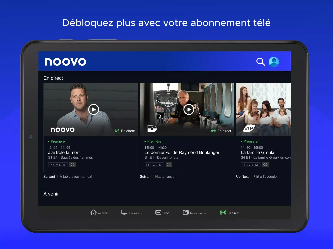 Скриншоты Noovo