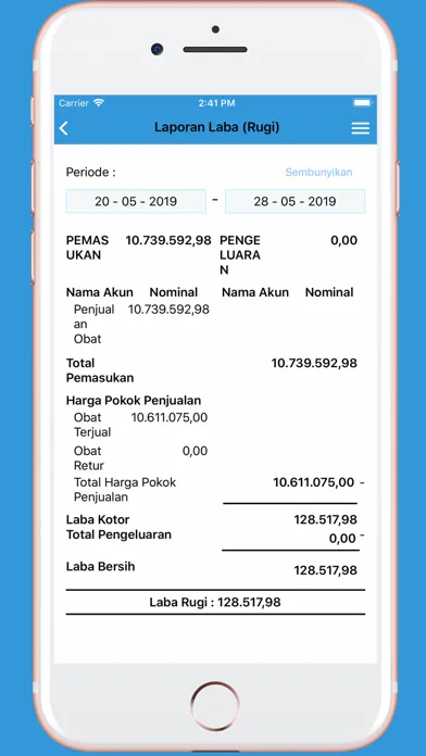 ภาพหน้าจอของ Aplikasi Apotek Klinik VMEDIS