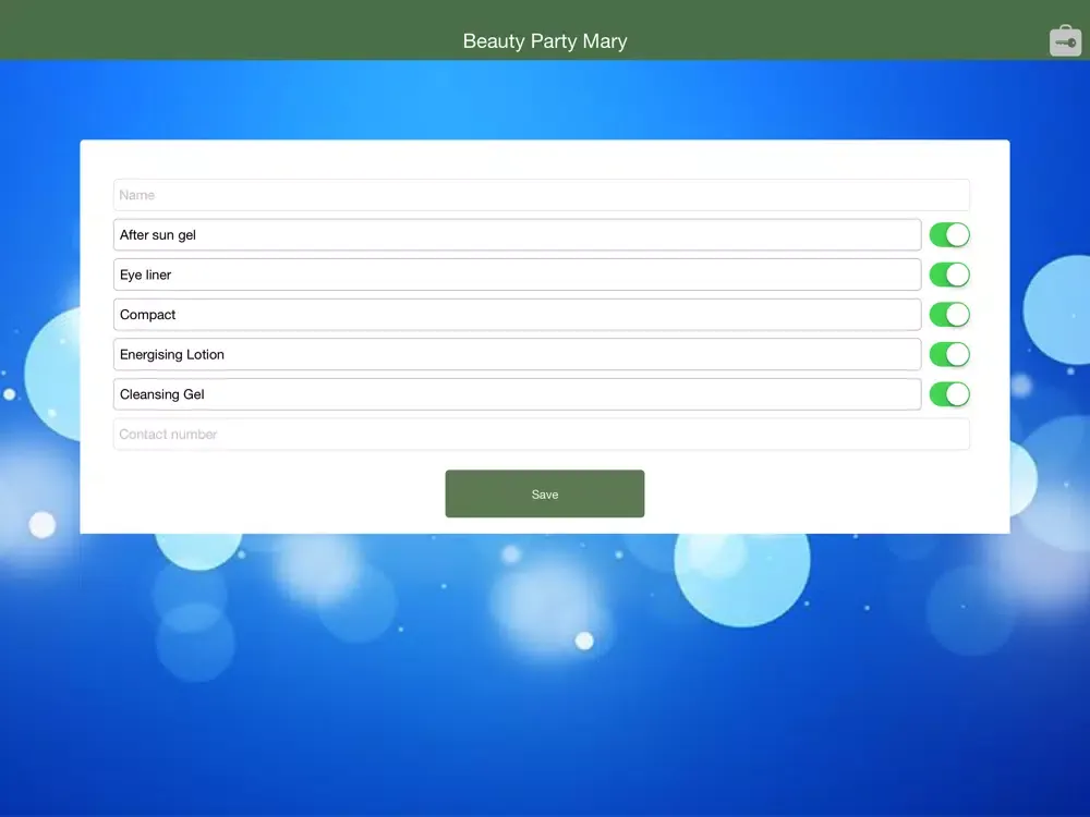 Capturas de tela do EngageFly - Tradeshow, Signups iPad 